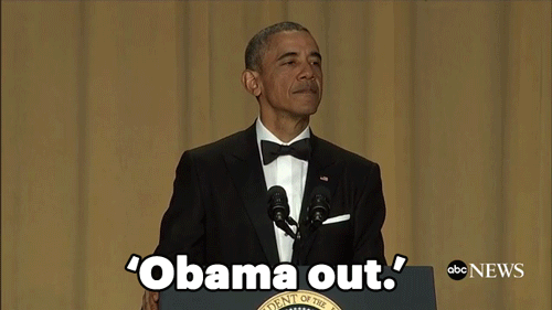 Obama out gif