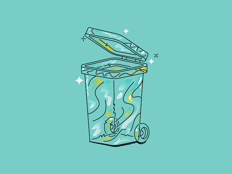 Dumpster-illustration-by-Cesar-Bertazzo Dribble.com