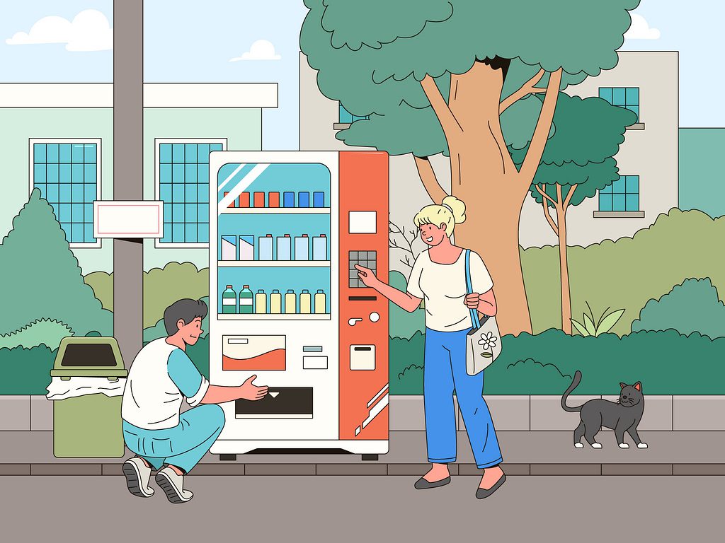 Vending Machine by Hanggoro Candra, Dribble.com