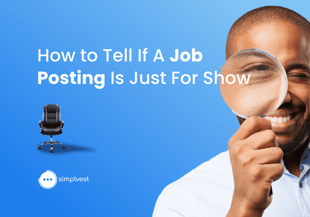 Job Posting or Job Posting For Show? How to Tell