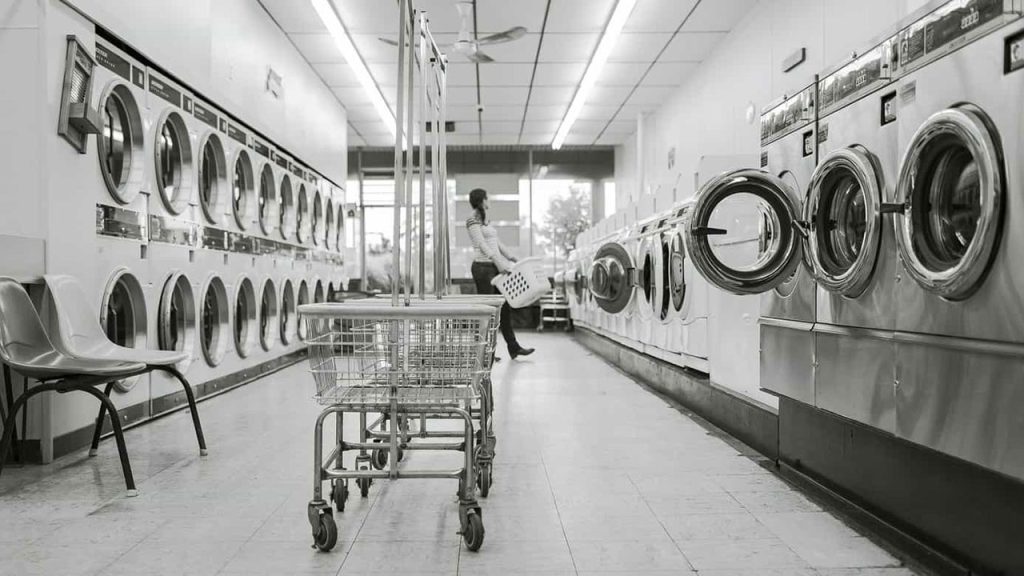 A laundromat